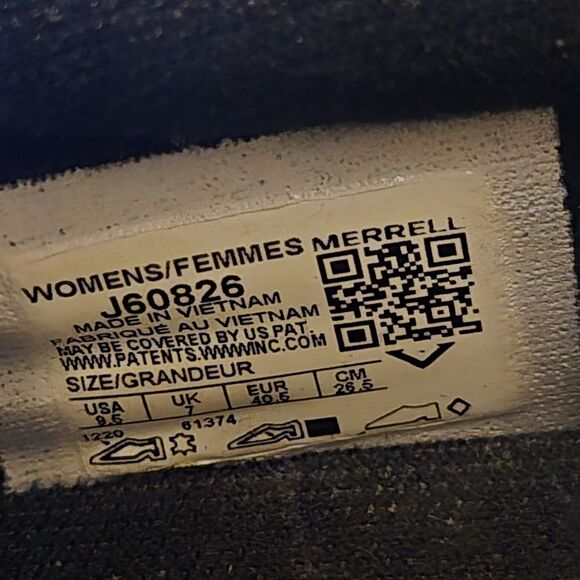 Merrell Jungle Moc Women's Size 9.5 Slip On Shoe Midnight Black Walking J60826 - Picture 15 of 15